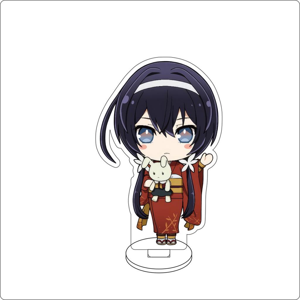 10CM Anime Bungo Stray Dogs Figure Stand Model Nakahara Chuuya/Izumi Kyouka/Edogawa Rampo Cute Desk Decor Standing Sign Gifts