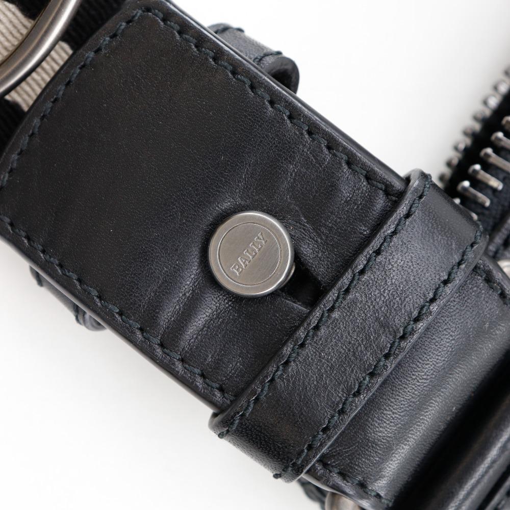 BALLY TAS Business bag 2WAYShoulder black leather mens Used