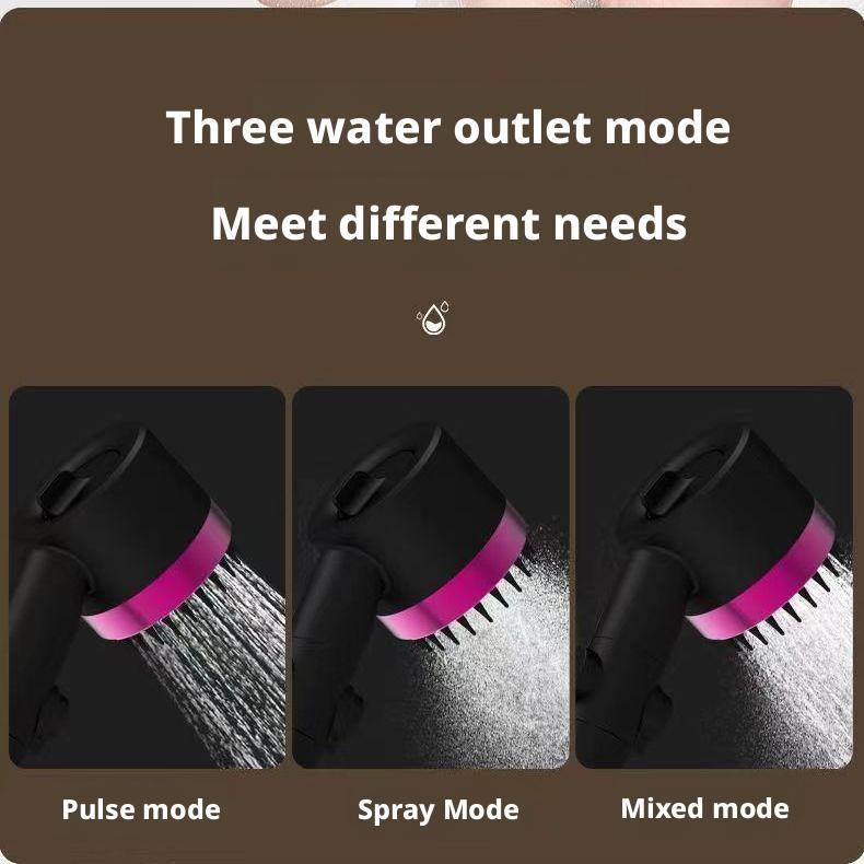 Spray Pressurized Shower Hair Dryer Nozzle Ultra-high Pressure Shower Head Massage Bathroom Yuba Bath Shower Head