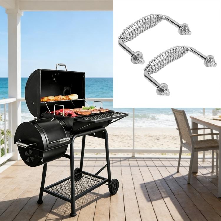 Manico a Molla in Acciaio Inossidabile 304 Resistente al Calore Accessori per Barbecue Per Strumento di Grigliatura Garantisce Durata e Facilità di Pulizia