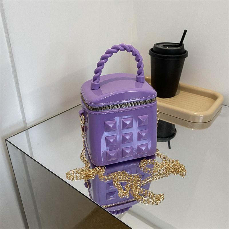 Stylish Korean Mini Bucket Shoulder Bag For Kids With Unique Quilted Design Perfect For Everyday Use