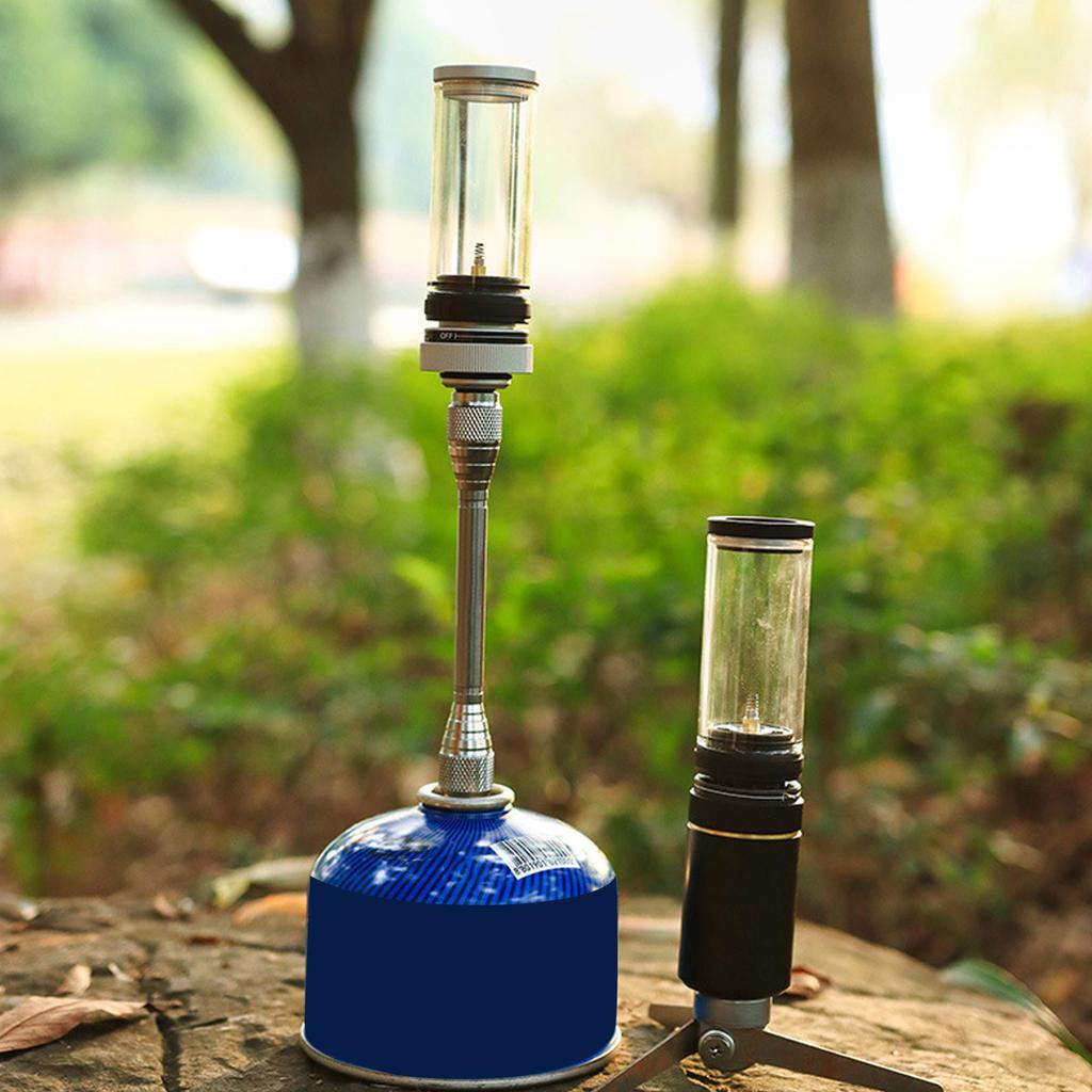 Aluminum Alloy Extension Rod Outdoor Camping Gas Light Extension Poles Gas Tank Converter Extension Rod Enduring