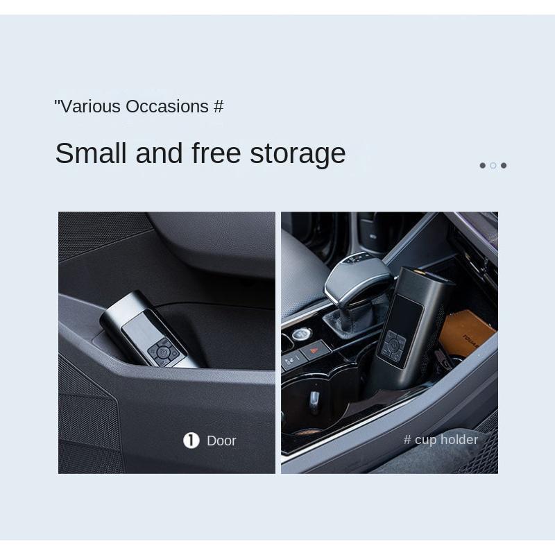 Convenient Echargeable Air Pump Tire Inflator Portable Compressor Digital Cordless Car Tyre Inflator for Bicycle Balls