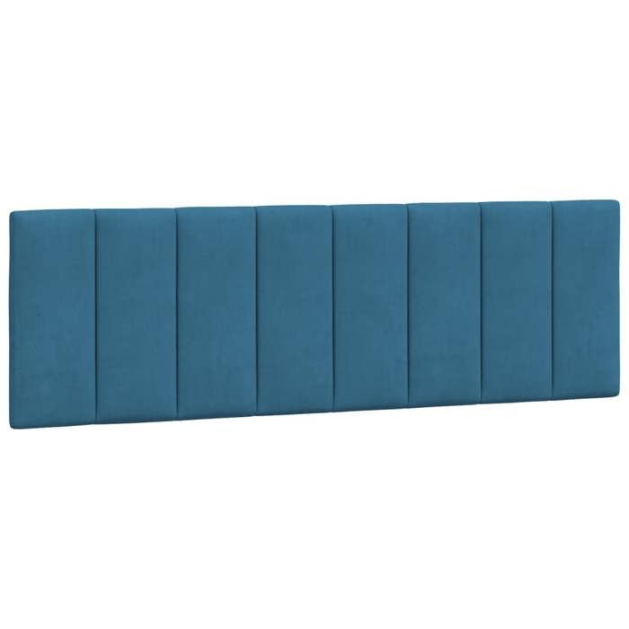 VidaXL Coussin de Tête de Lit, Oreiller de Tête de Lit avec Bandes Auto-agrippantes, Coussin Rembourré Chambre à Coucher, 374679