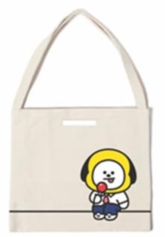 

B T 2 1 Eco Bag Eco Bag Character Eco Bag Fluffy Shopping Bag Internal Pocket Shopping [Official Goods] (Chimmy)
