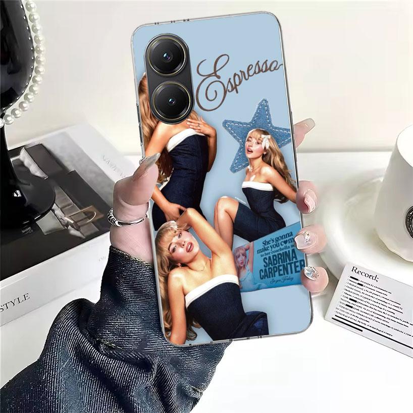

CR66 S-Sabrina C-Carpenter Soft Phone Case For Xiaomi Redmi 15C 15 13C 13 Poco X5 X6 X7 F7 Ultra M7 12C 12 10 10C 9C 9A 9T 9 Fun Xiaomi Poco X7 Pro