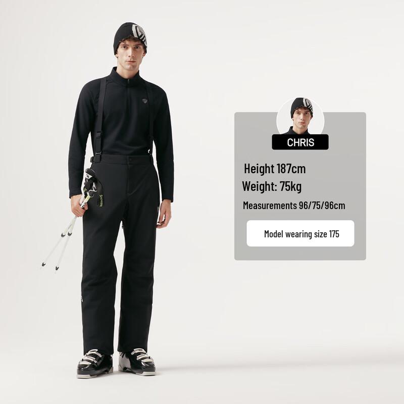 Tanboer Unisex Goose Down Bib Ski Pants TE5550179A