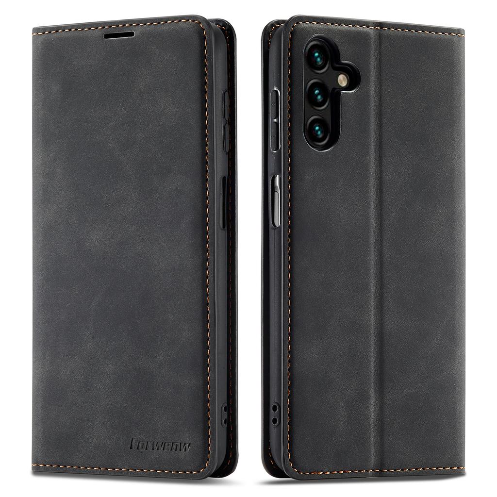FORWENW Fantasy Series for Samsung Galaxy A55 5G Cases Mobile Phone Cover Skin-touch PU Leather Stand Wallet