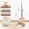 2-Piece Soft-Bristle Broom and Dustpan Set