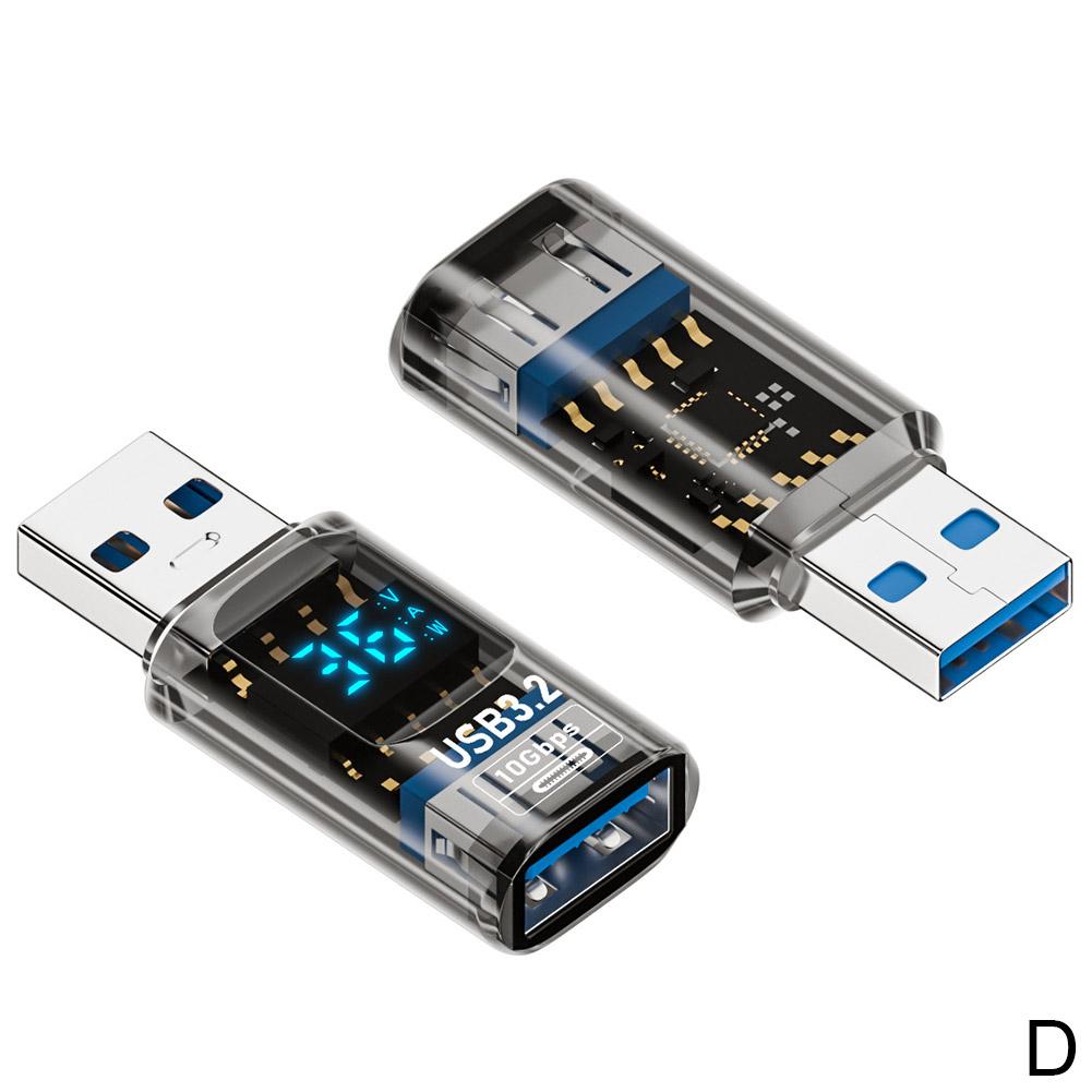 

Адаптер USB C 100 Вт Тип C к Type-C Адаптер с цифровым дисплеем Разъем OTG Для iPhone Планшета Ноутбука Разъем USB C OTG