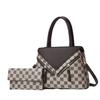 Schicke Minimalistische Colorblock PU Schultertasche Stilvolle Kompakte Handtasche Für Damen