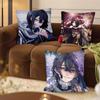 Anime Demon Slayer Obanai Iguro Kissenbezug Mode Quadratischer Kissenbezug Schlafzimmer Sofa Raum Ins Dekoration Freizeit