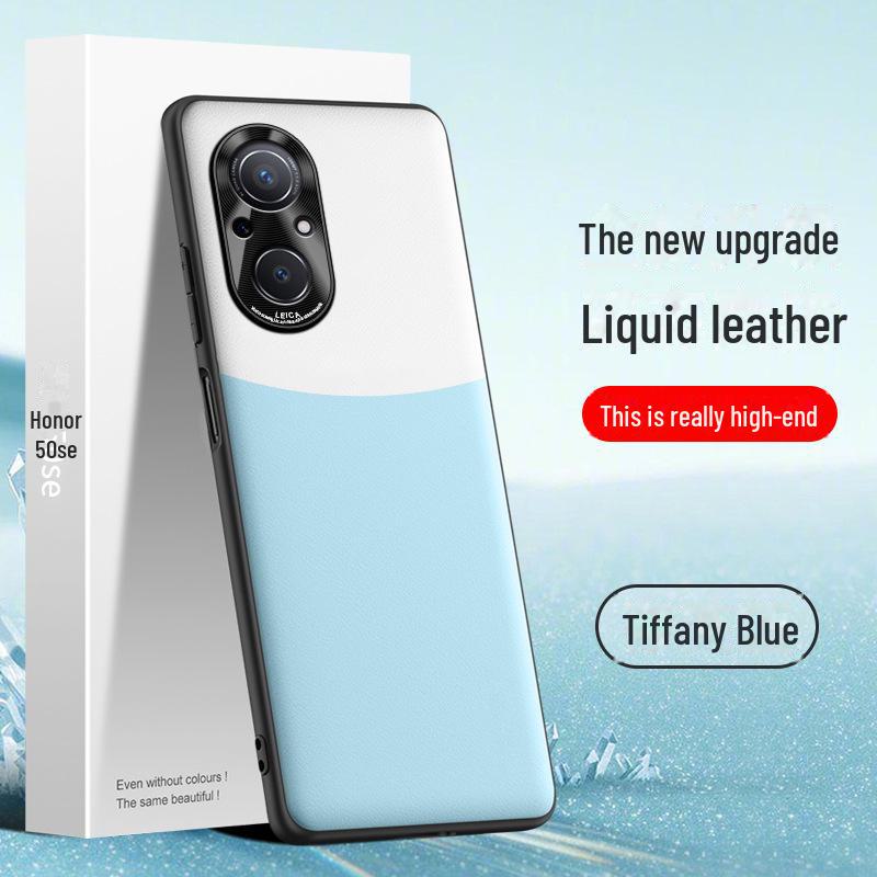 Capa de Couro Líquido Honor 50se: Capa Protetora Anti-queda e Anti-incrustante