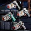 Kids Soft Bullets Gun Toy EVA Foam Bullet Pistol Rapid Deformation Manual Loading Revolver Children Outdoor Shooting Game