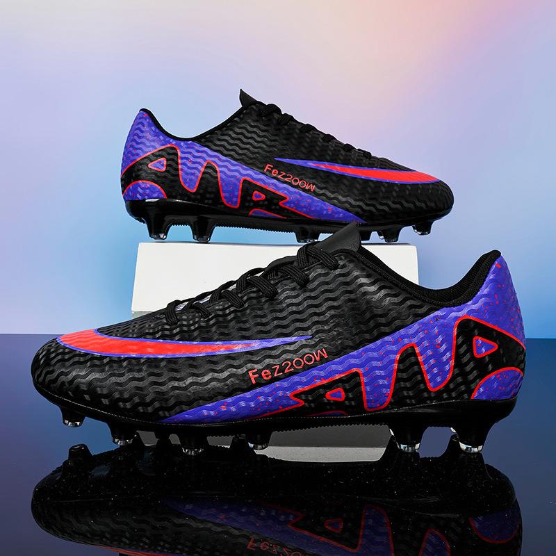 Foreign trade 2025 new low-top football shoes boys and girls students training broken nails TF indoor football shoes couple models