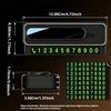 BLALION Dual Number Car Phone Temporary Parking Card Luminous Car Number Plate Hidden Parking Sign Car Park Stop for Car Styling