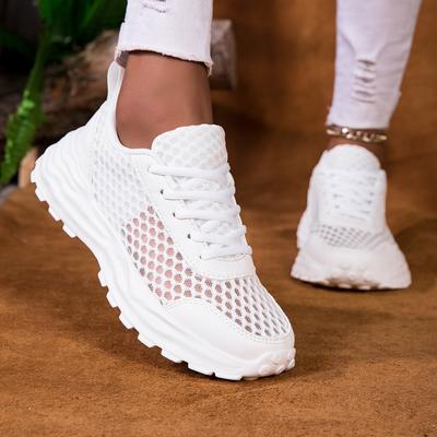 Women Casual Shoes Couple Shoes Casual Sports Mesh Breathable Spring And Summer Fashion Walking Shoes White Shoes Sneakers