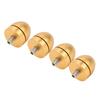Lautsprecher Isolationsständer Füße Set Aluminiumlegierung Verstärker Basis Pads Audio Schockabsorptionspads Gold
