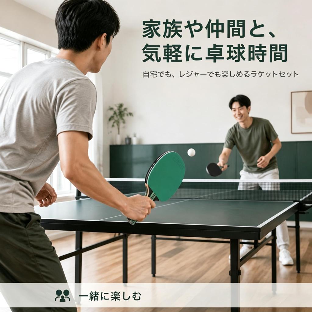 Senston Table Tennis Includes 2 table tennis 1 portable and 3 ping pong Suitable for and advanced players for training and Set rackets, bag, balls.