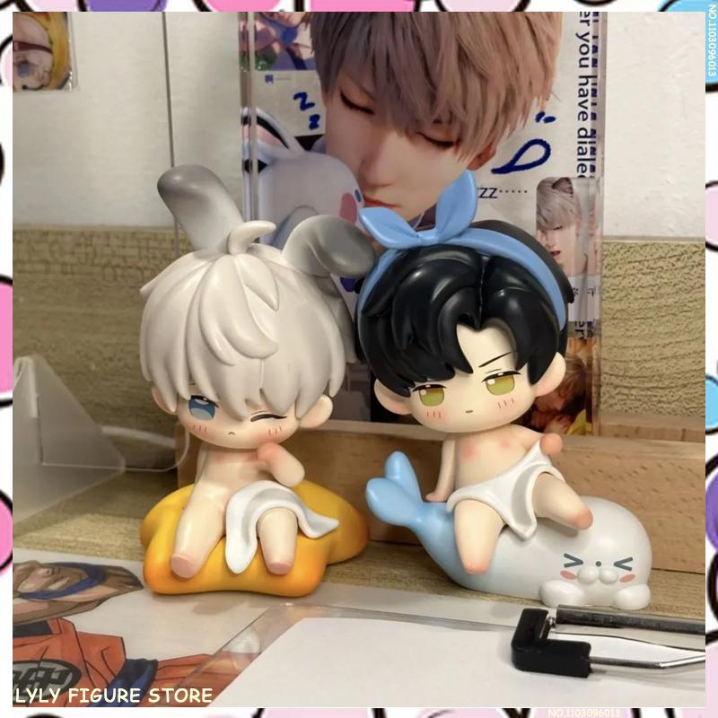 In Stock Love and Deepspace Bath Towel Series Sylus Rafayel Zayne Xavier Cute Anime Figure Pvc Model Collection Ornaments Gifts