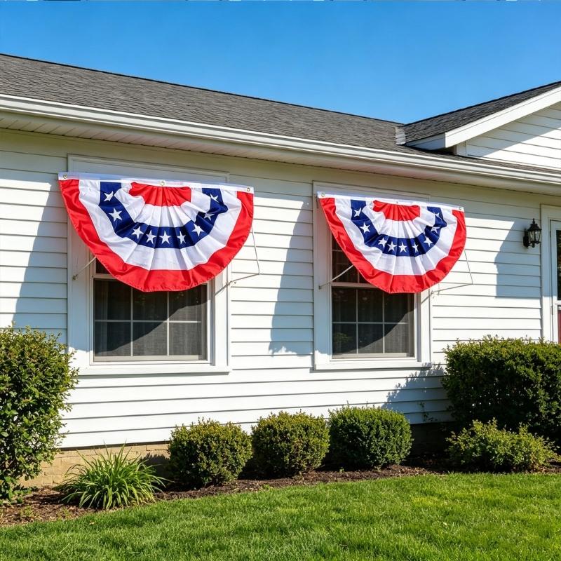 2 divisions Long Lasting Polyester Thematic Flags Wonderful For Continuous Outdoor Shows