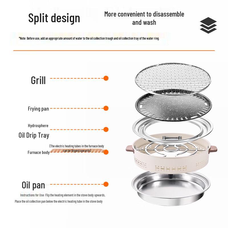 Suncojia Multi-functional BBQ Grill & Tea Stove
