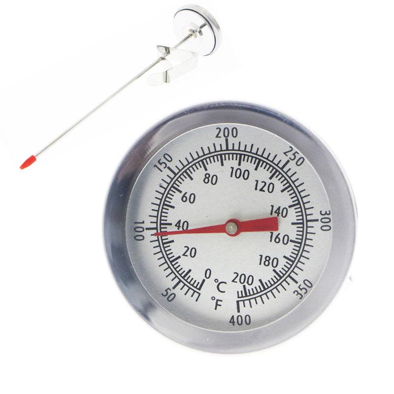 Probe Thermometer Kitchen Tools Cooking Temperature Meter 0~200C Milk Coffee Food Meat Gauge Stainless Steel