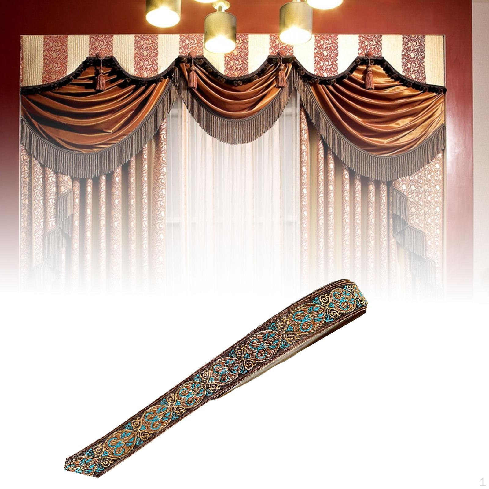 

5 М Жаккардовая Лента Ткань Украшение для Домашнего Декора Скатерти Наволочки Шитье