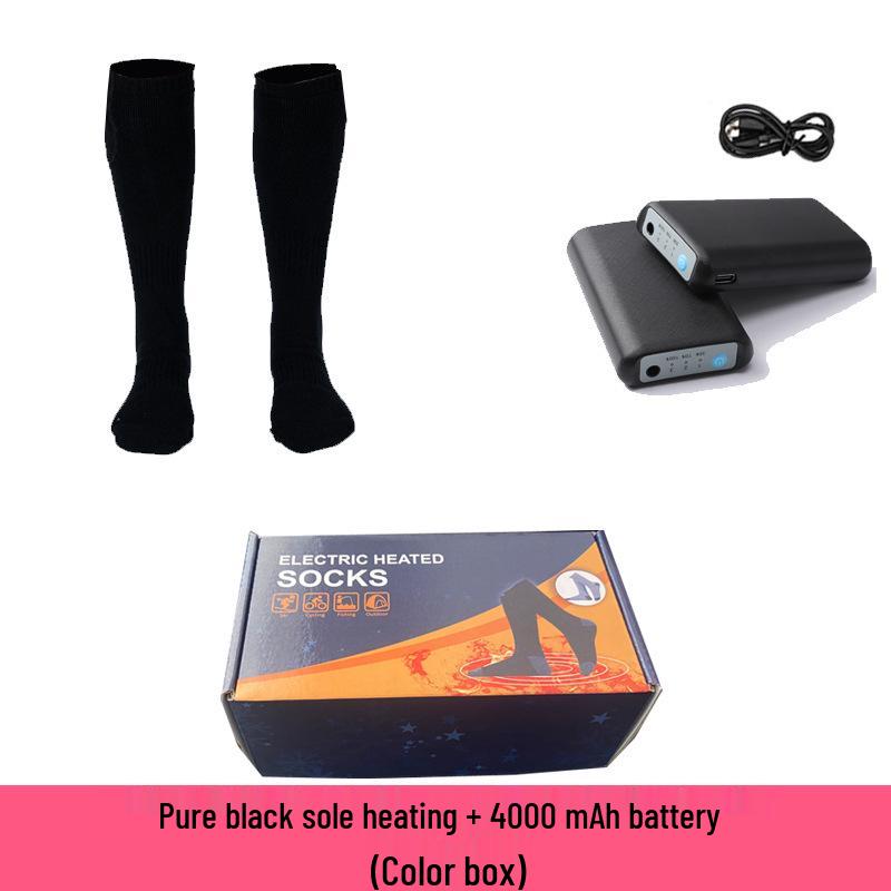 Rechargeable Electric Heated Socks - Unisex Winter Foot Warmers