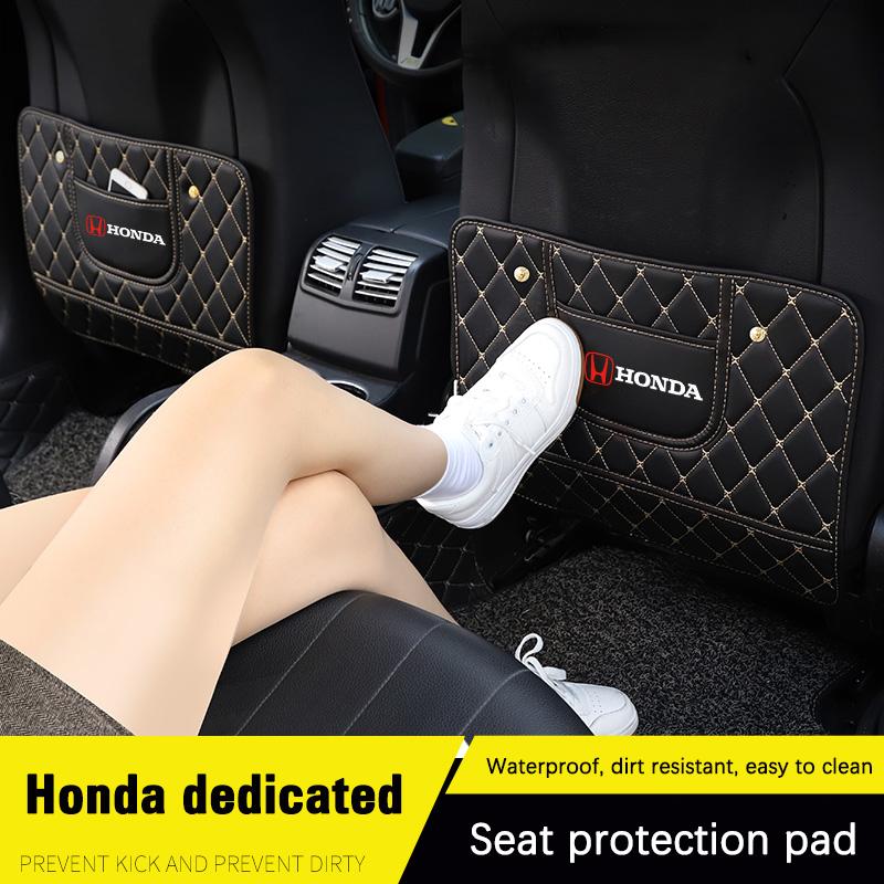 2Ps Car Seat Anti Fouling Pads Chair Protective Mats For Honda Civic Accord Fit Jazz Pilot CRV Odyssey Passport City Shuttle HRV