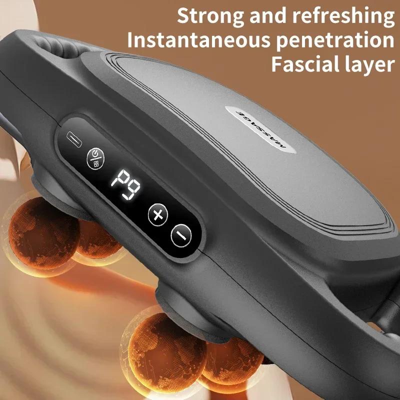 Multi Head Fascia Gun for Home Use, Full Body Deep Relaxation, High-frequency Massage Gun, Professional Grade Muscle Massager
