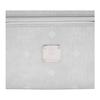 New MCM Aren Visetos Nappa Leather Trim Shoulder Bag, Crossbody Bag Small Women's Gray MMRAAKC02FP001