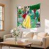 Classic Anime SsnowWhiteS Cute Tapestry Wall Hanging Tapestry Art Deco Blanket Curtain Hanging At Home Bedroom Living Room