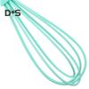 Lightweight Egg Whisk Food Grade Useful Solid Color Egg Mixer