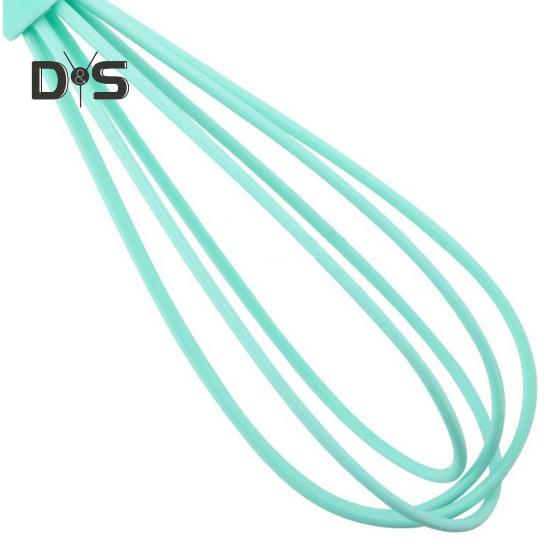 Lightweight Egg Whisk Food Grade Useful Solid Color Egg Mixer