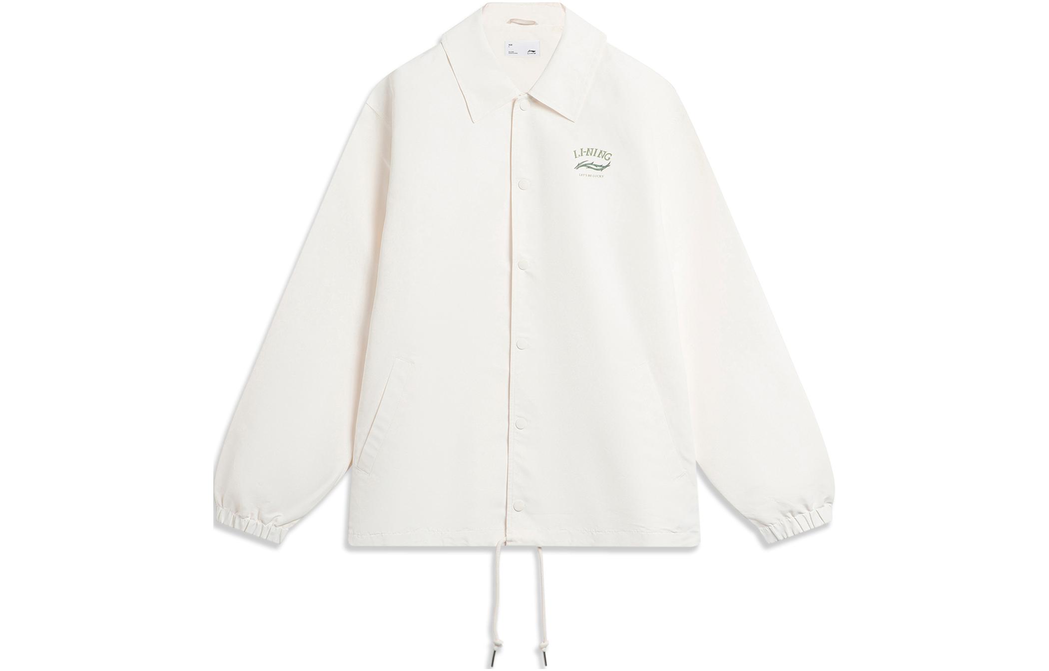Li Ning Sports Trendy Collection Jackets & Coats Men s Ivory AFDU365-1 3XL