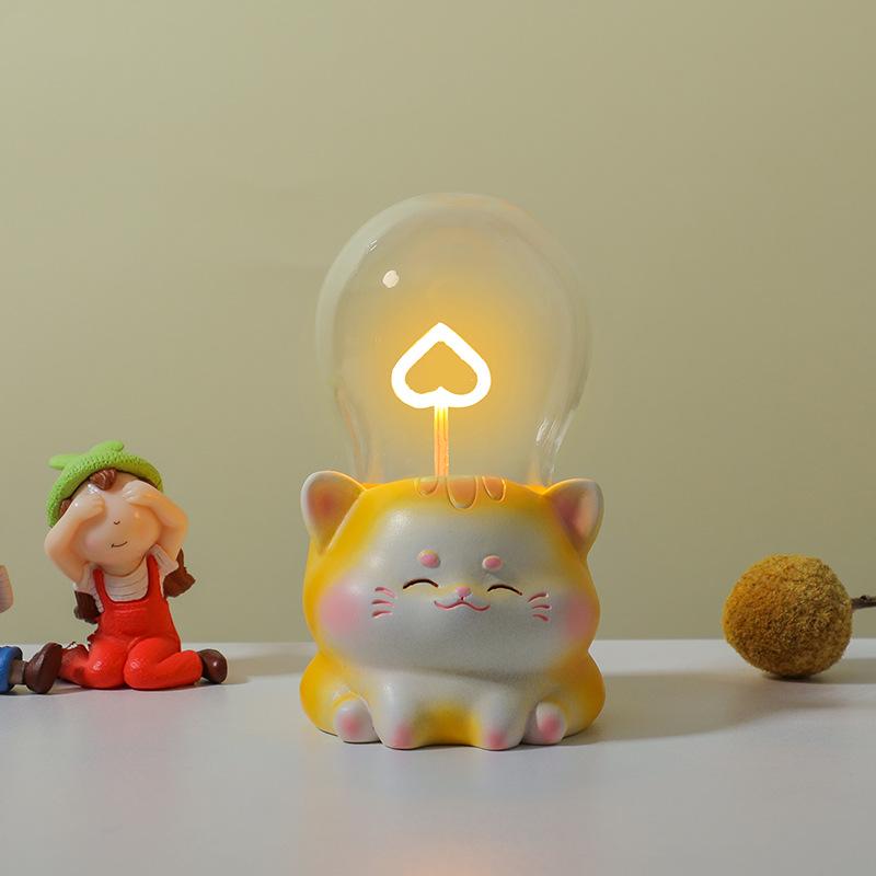 Creative Children's USB Light Bulb Night Light - Fun Bedroom Desk Ornament & Birthday Gift