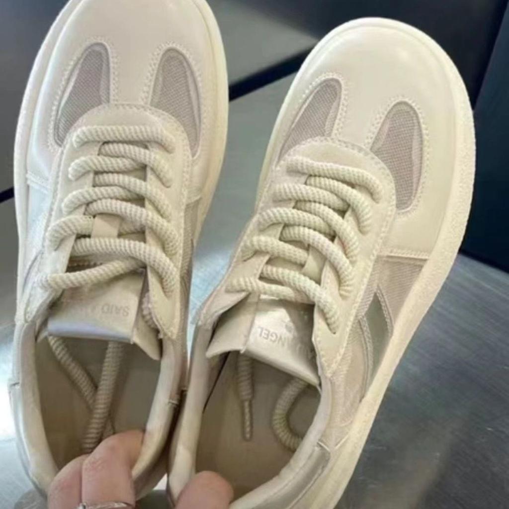 Niche Mesh Breathable High Value Versatile White Shoes Sports and Leisure Board Shoes Children