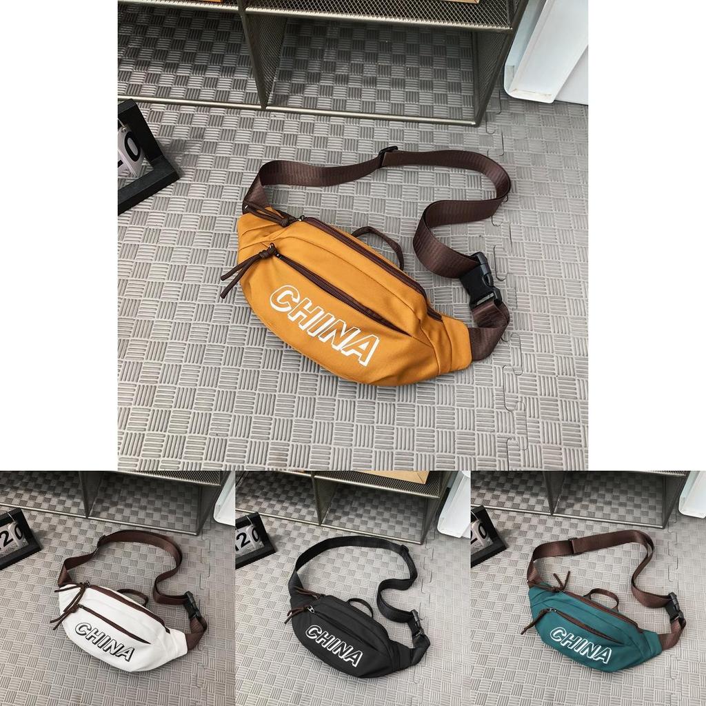Modern Unisex Nylon Chest Bag Waterproof Minimalist Design For Cycling And Travel