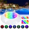 12W Led Swimming Pool Light IP68 Waterproof AC12-24V Outdoor RGB UnderWater Light Pond Led Spotlight