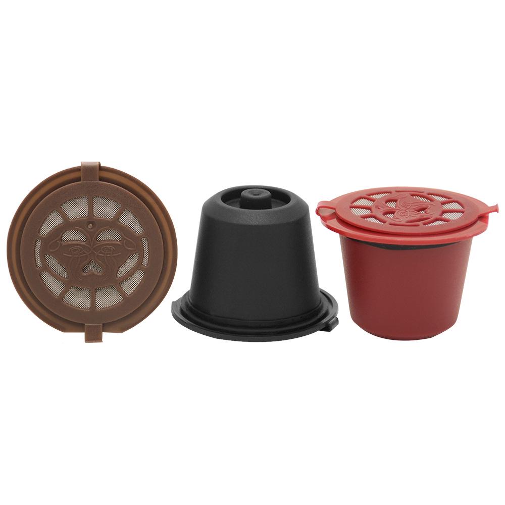6/3PCS Coffee Filters Refillable Reusable Nespresso Coffee Capsule Reutilisable Nespresso Pods Reusable Filters Coffeeware