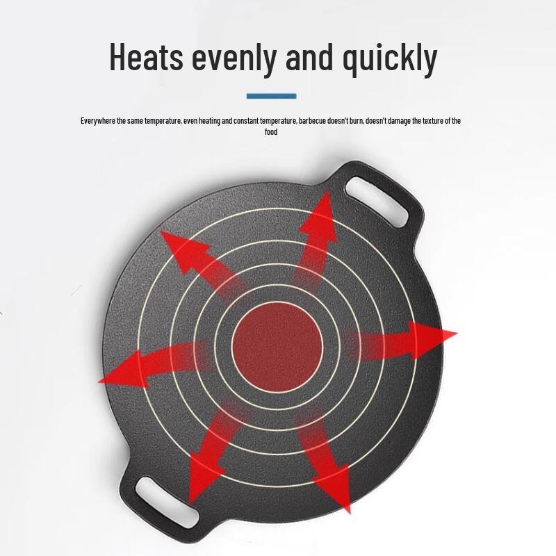 Herr. Jian Gusseisen Outdoor BBQ Grillpfanne