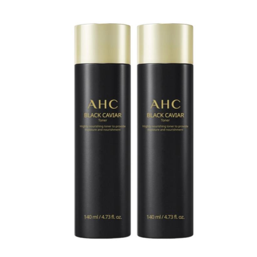 AHC Black Caviar Toner 140ml 2ea Korea Beauty