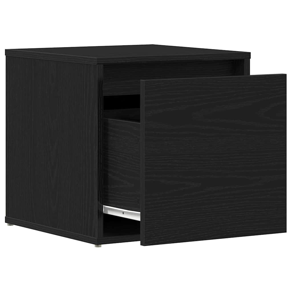 Dresser in Black Oak Look 40.5 x 40 x 40 cm Particleboard