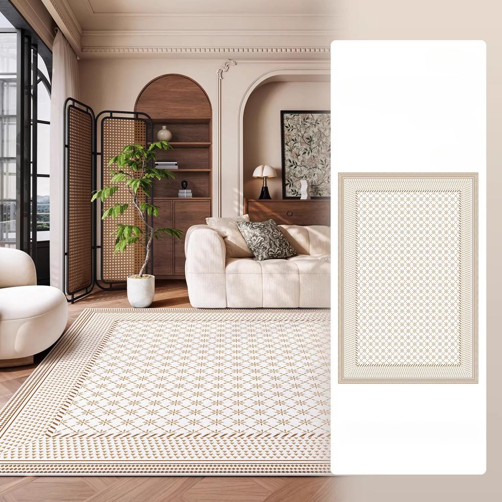 Modern Style Bedroom Decor Large Carpet Thick Plush Carpets for Living Room Fluffy Soft Lounge Floor Mat Washable Cloakroom Rug