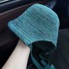 New Japanese Harajuku Lolita-Inspired Knit Bucket Hats Women Ribbon Bow Fisherman Caps Summer Lowy Tie Breathable Beach Sun Hat