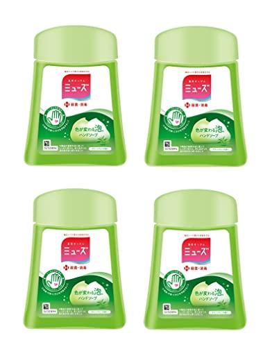 

MUSE Пенообразное мыло для рук, Сменный блок, Автоматический дозатор без касания, Аромат зеленого чая, 250 мл x 4 (Квази-лекарство)