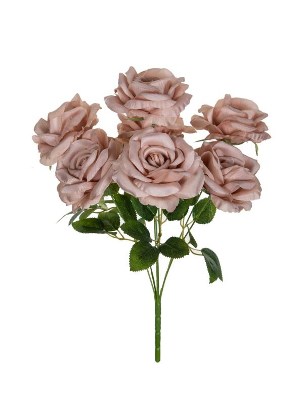 Artificial Flowers Silk Rose Brial Bouquet Fake High Quality Home Room Table Wedding Wreath Decora Outdoor Garden Diy Gifts Box