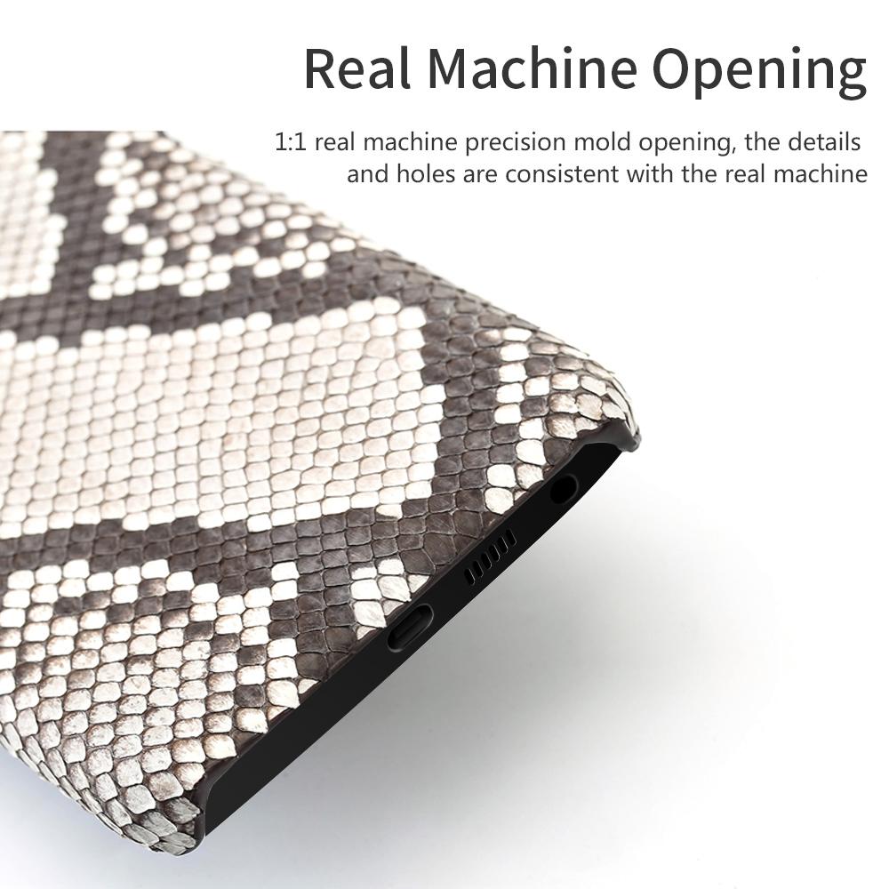 Genuine Python Leather Phone Case for Samsung galaxy S26 S25 S23 S22 S21 S24 Ultra S26 Plus A55 5G Luxury Snakeskins Back Cover