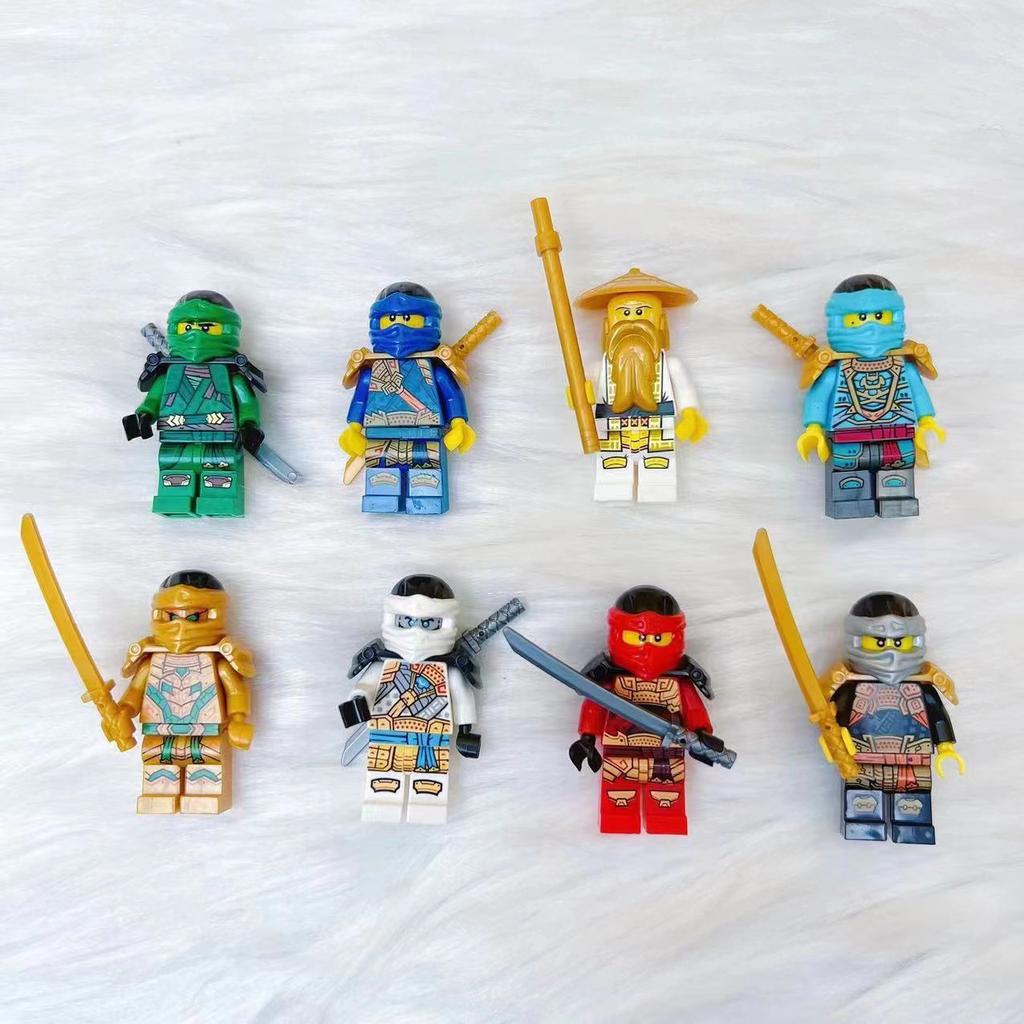 Ninja Minifiguur Bouwstenen Speelgoed, Creatieve Constructieblokken Set, Compatibel met Lego, Verjaardagscadeau voor Kinderen Jongens Meisjes